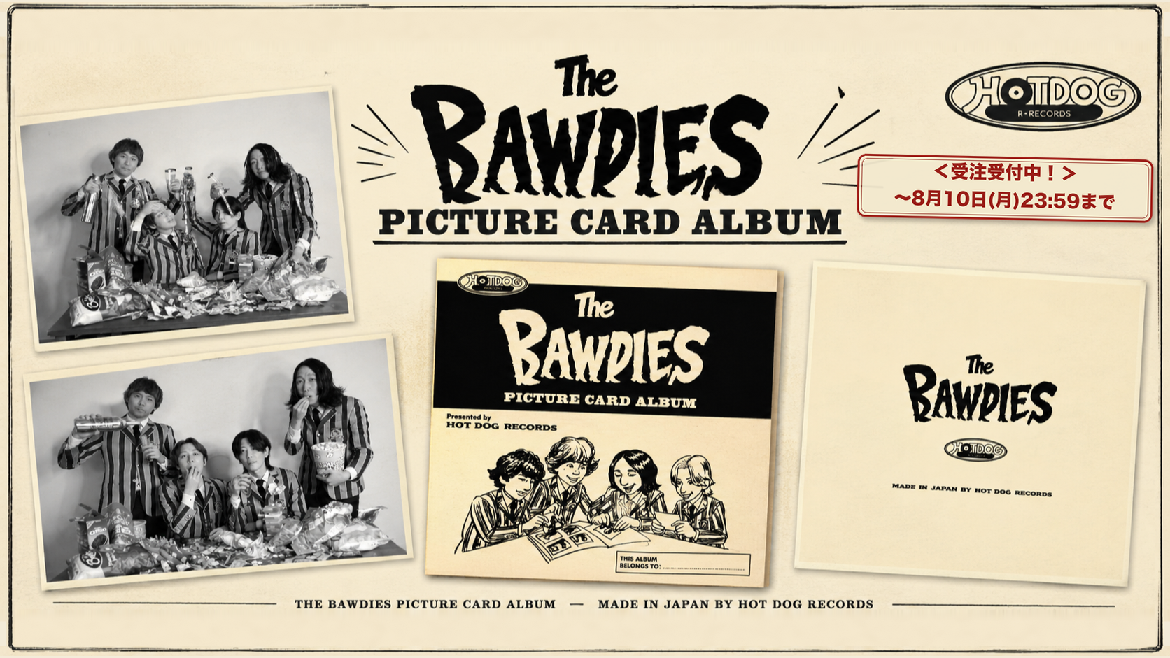 THE BAWDIES OFFICIAL WEB SITE / THE BAWDIES CLUB