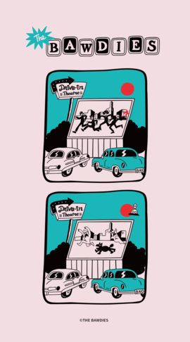 2019年7月(TAXMAN produce THE BAWDIES × Toyameg「Drive-in Theatre」T-SHIRT[LIGHT PINK])