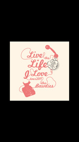 2011年6月(「LIVE THE LIFE I LOVE」TOUR 2011オフィシャルTシャツ telephone ver. NATURAL/PINK)