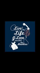 2011年6月(「LIVE THE LIFE I LOVE」TOUR 2011オフィシャルTシャツ telephone ver. NAVY BLACK)