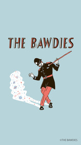 TAXMAN produce THE BAWDIES × ToyomegコラボT-SHIRTSデザインB